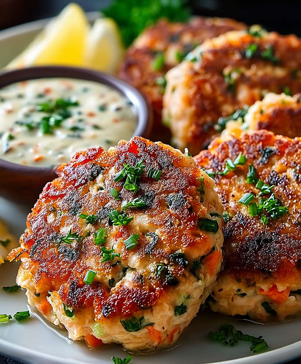 Galettes de saumon