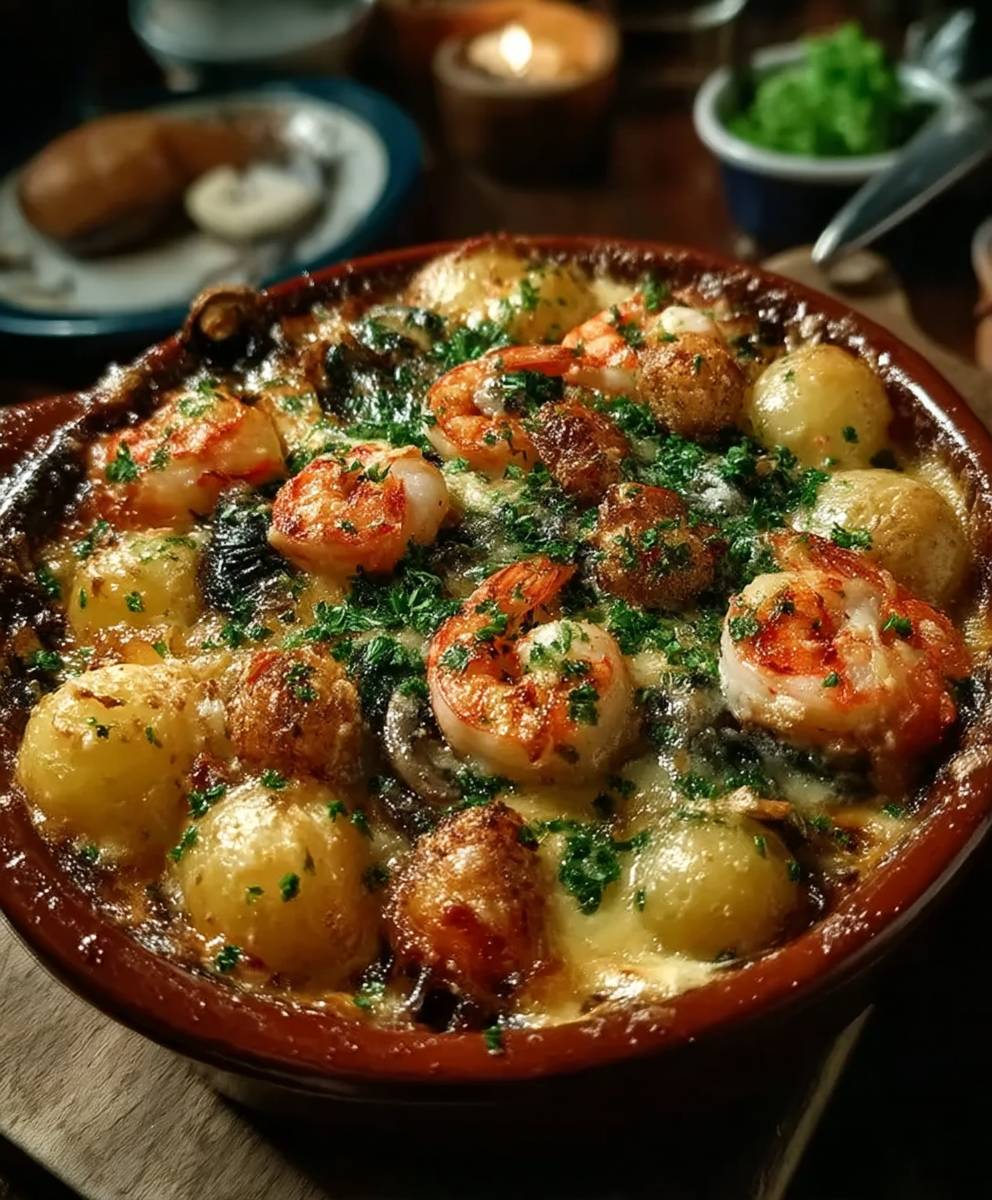 Casserole fruits de mer facile