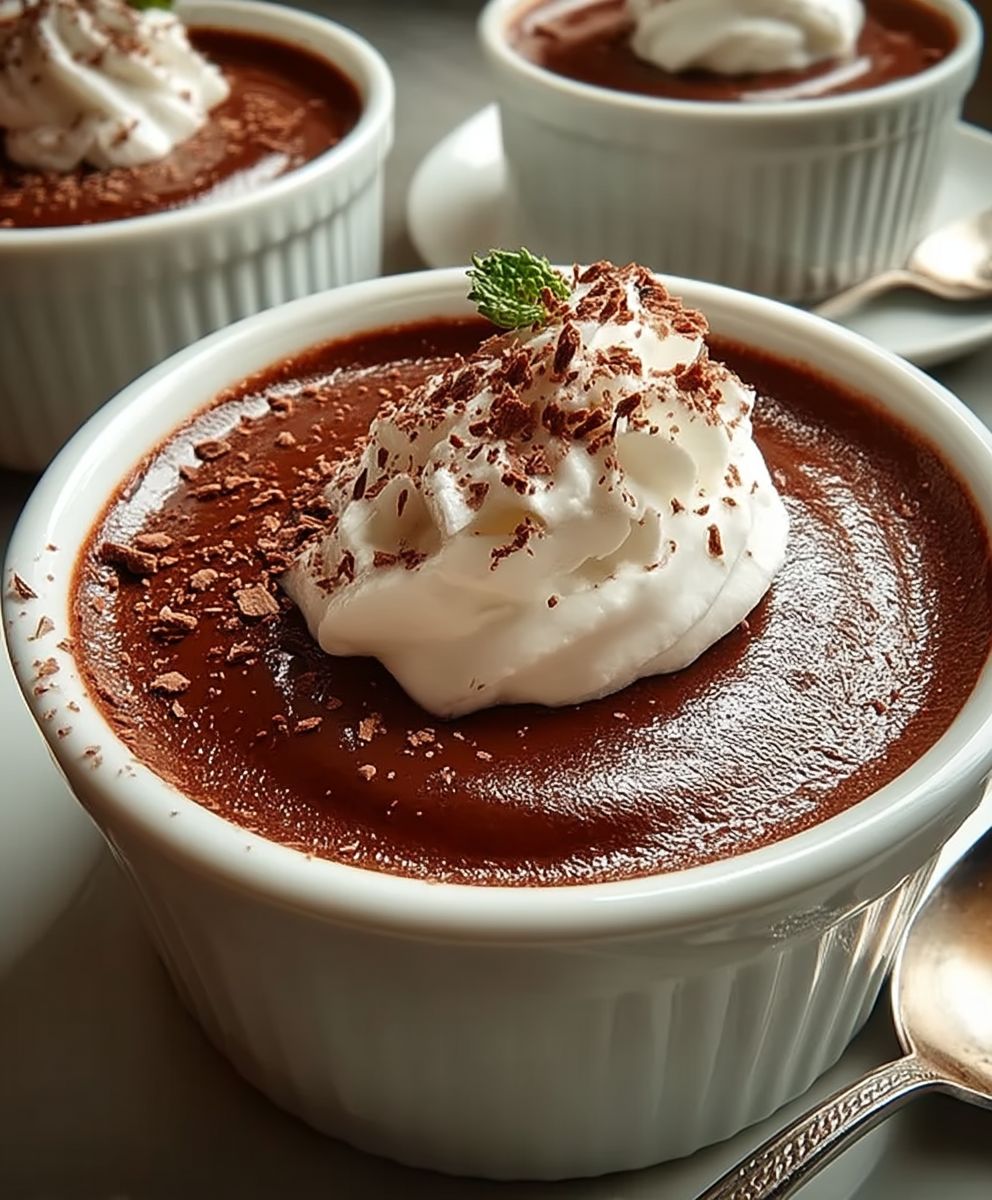 Pots de crème au chocolat