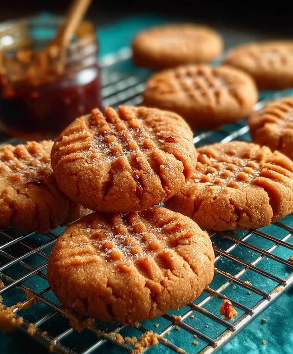 Biscuits beurre cacahuète sans cuisson
