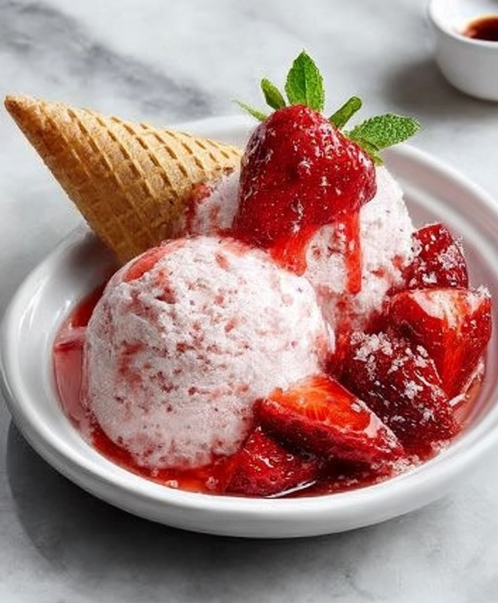 Gelat fraise facile