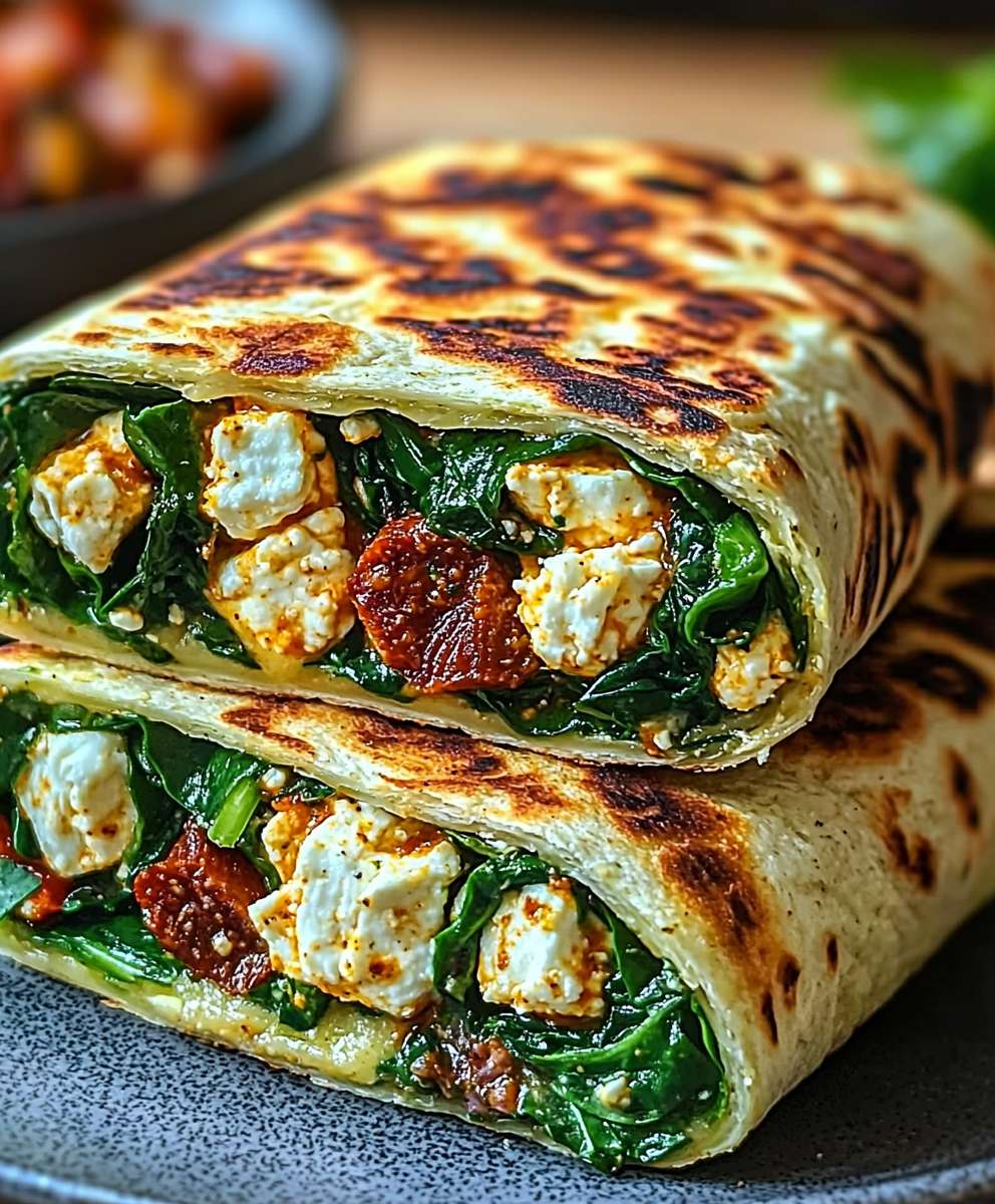 Wrap épinards feta