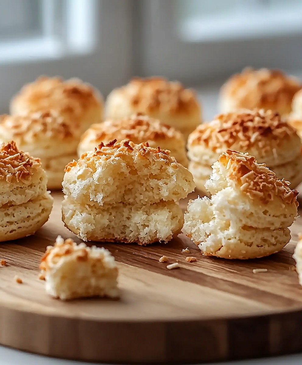 Macarons noix de coco