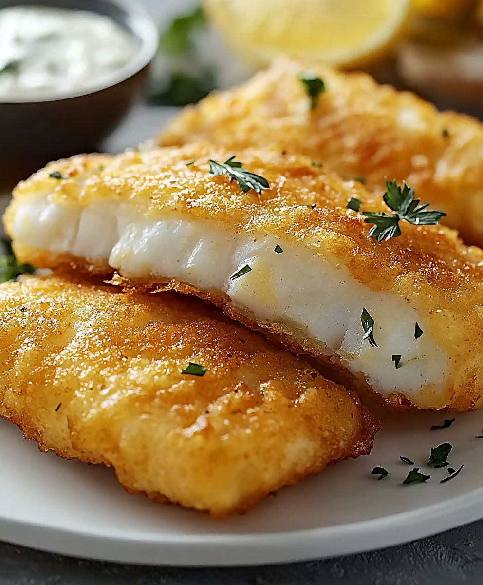 Poisson frit pâte à bière