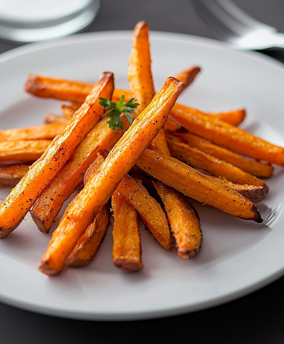 Frites patates douces air fryer Ninja