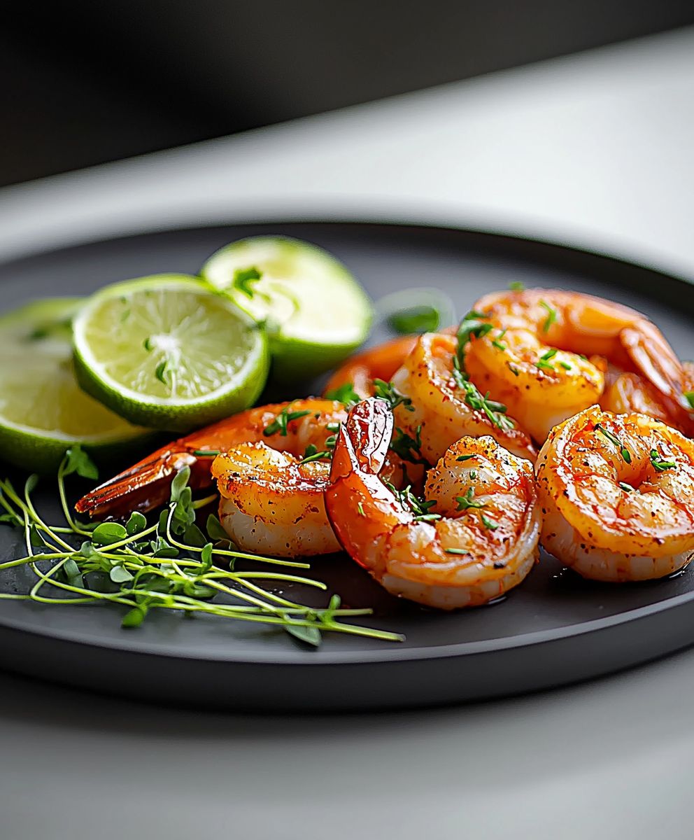 Crevettes épicées air fryer Ninja