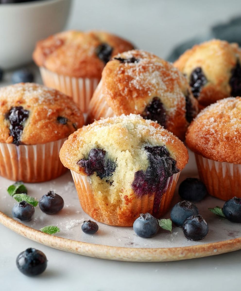 Muffins myrtilles