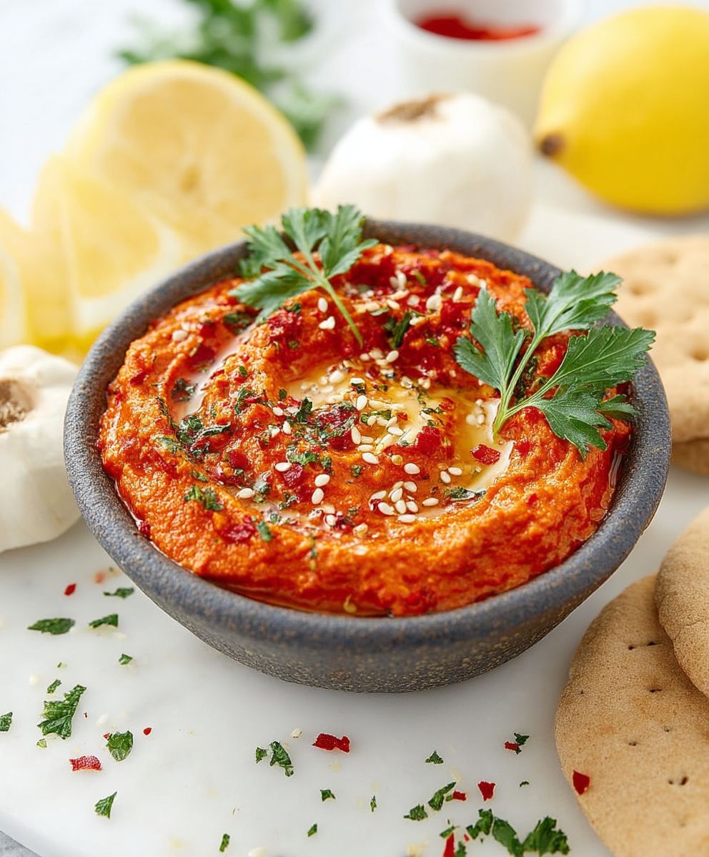 Dip syrien poivrons