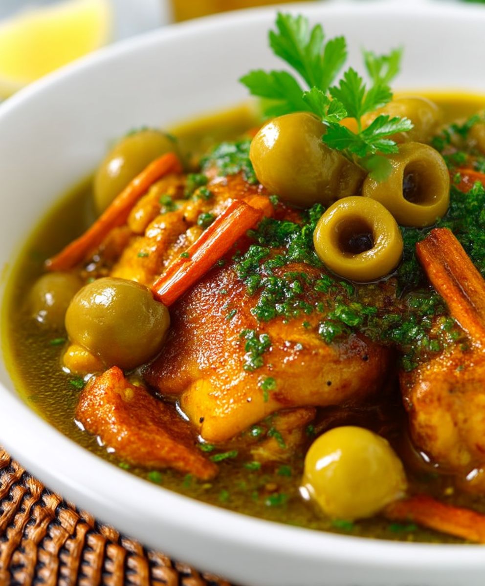 Tajine poulet olives Algérie