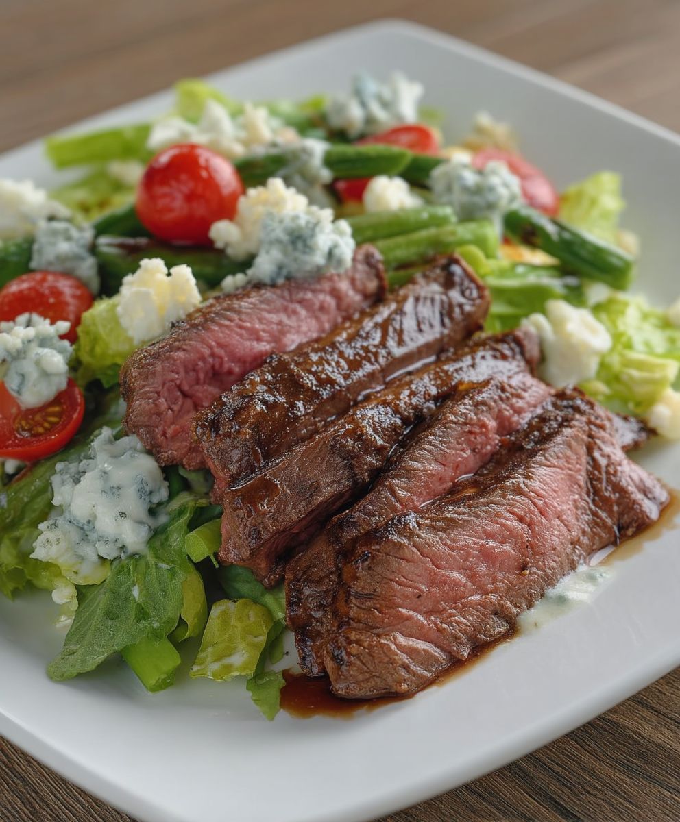 Salade de steak sauce fromage bleu