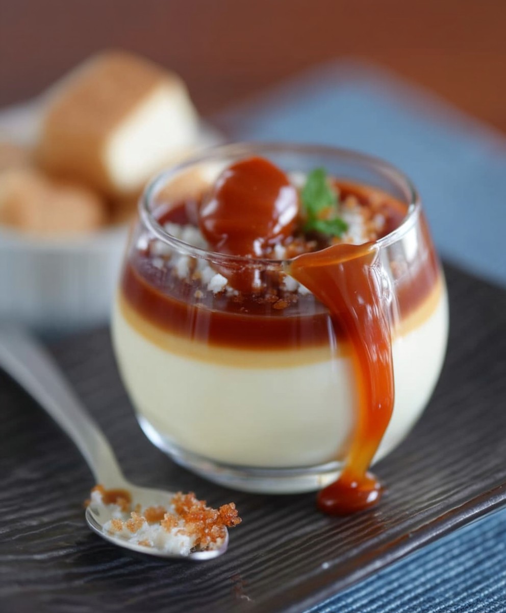 Panna cotta caramel beurre salé