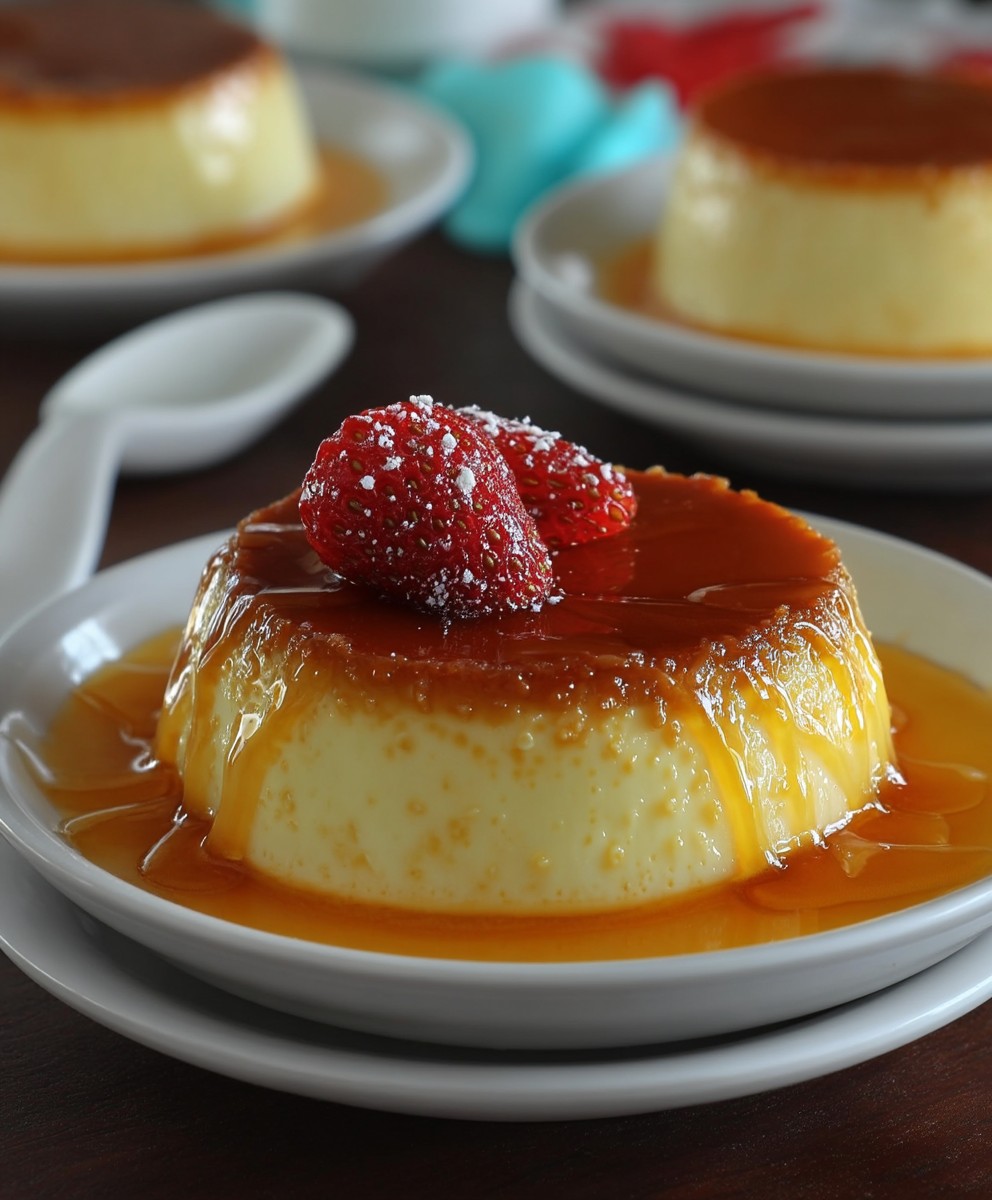 Crème renversée au caramel
