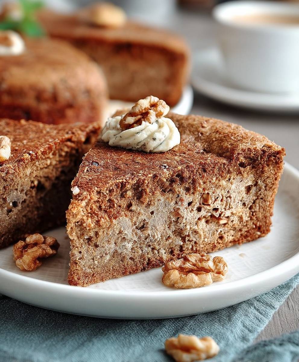 Gateau aux noix sans gluten