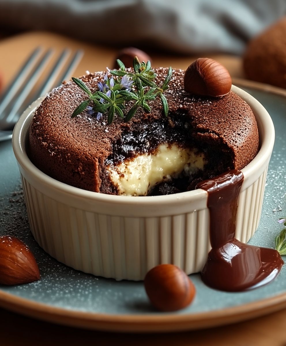 Fondant chocolat spéculoos