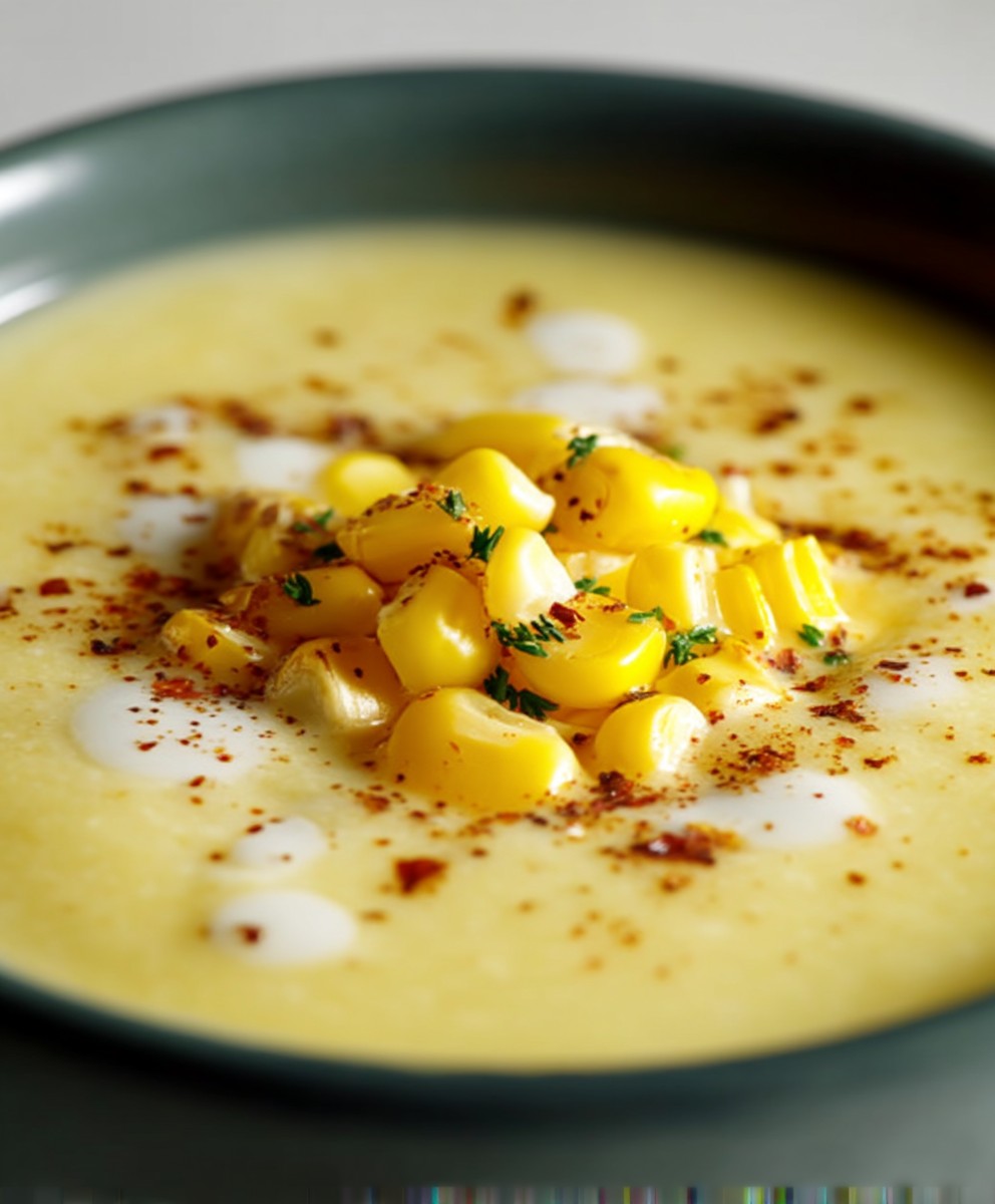 Soupe crème maïs