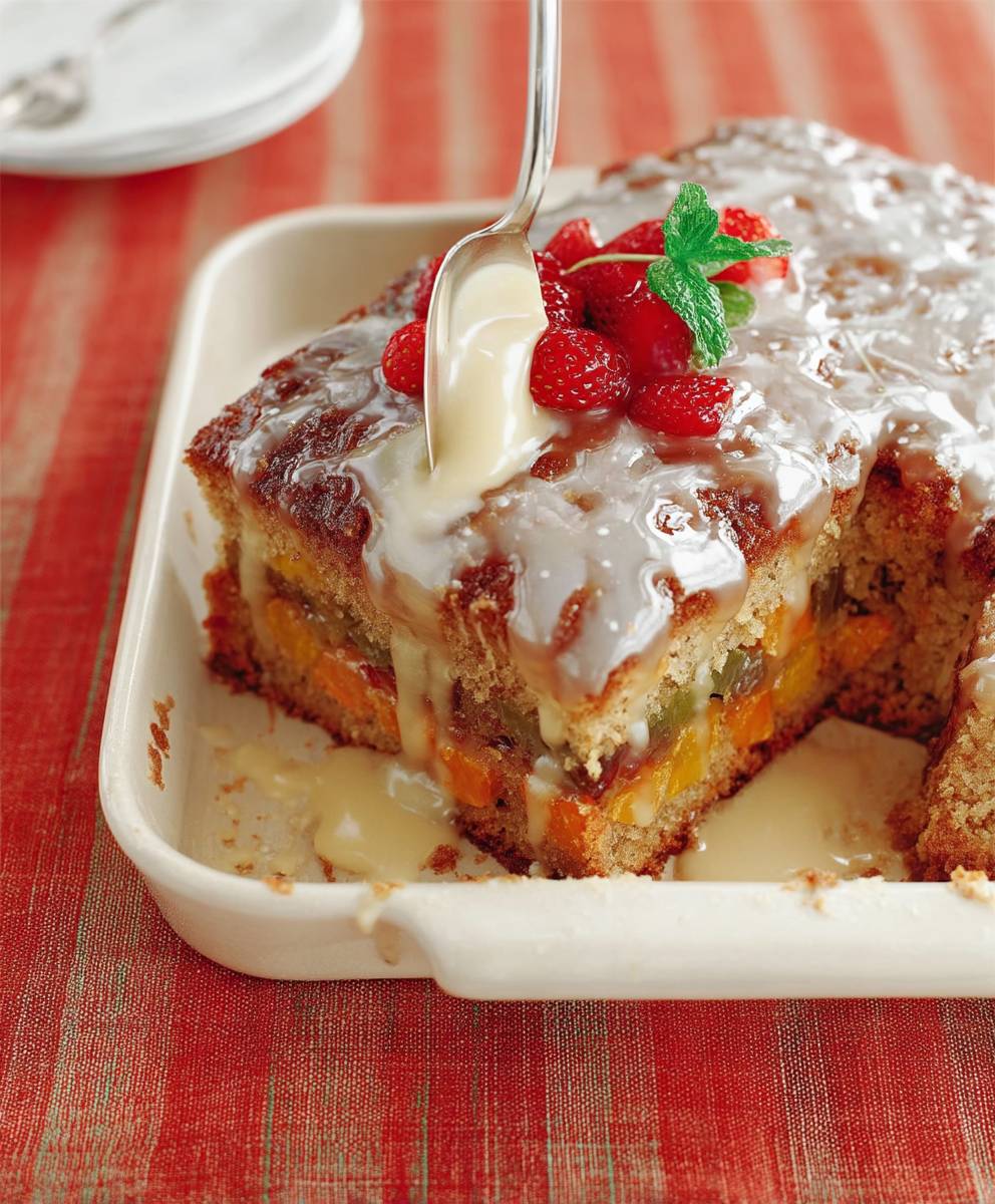 Gateau salade de fruits