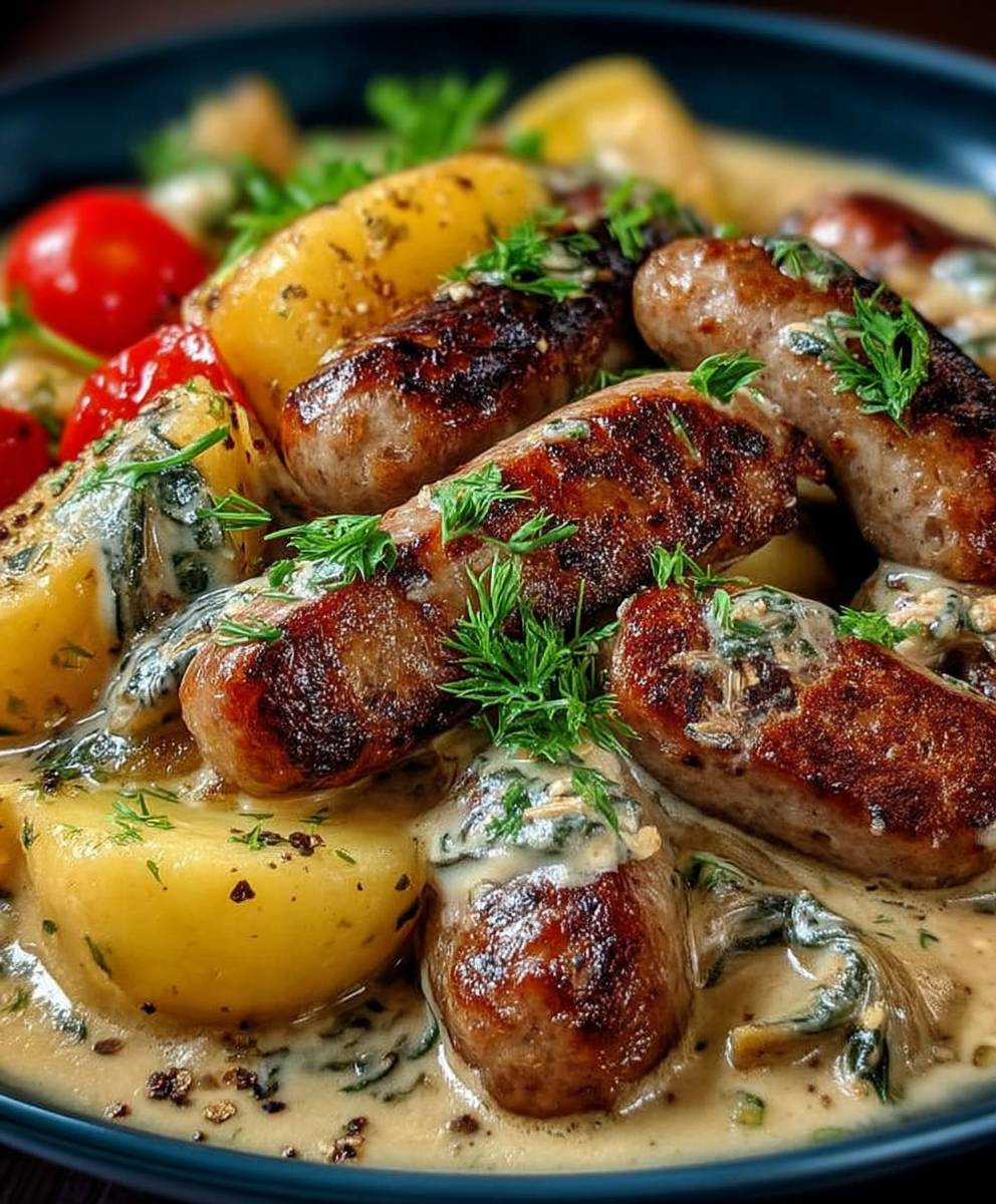 Potée onctueuse saucisses légumes