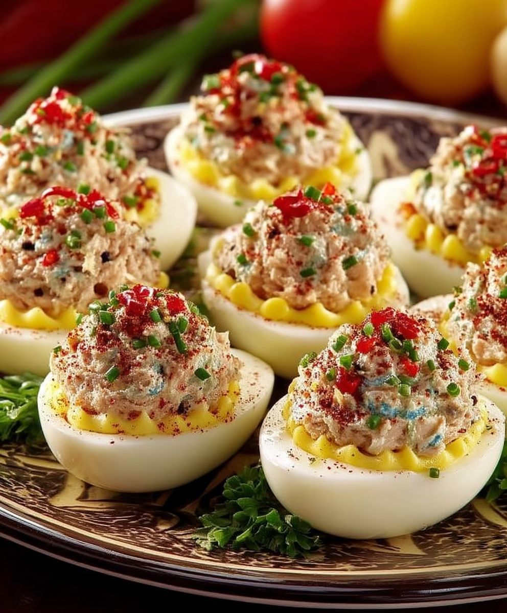 Oeufs farcis thon facile