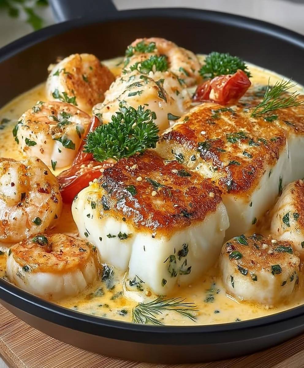 Cassolette de poissons délicieuse