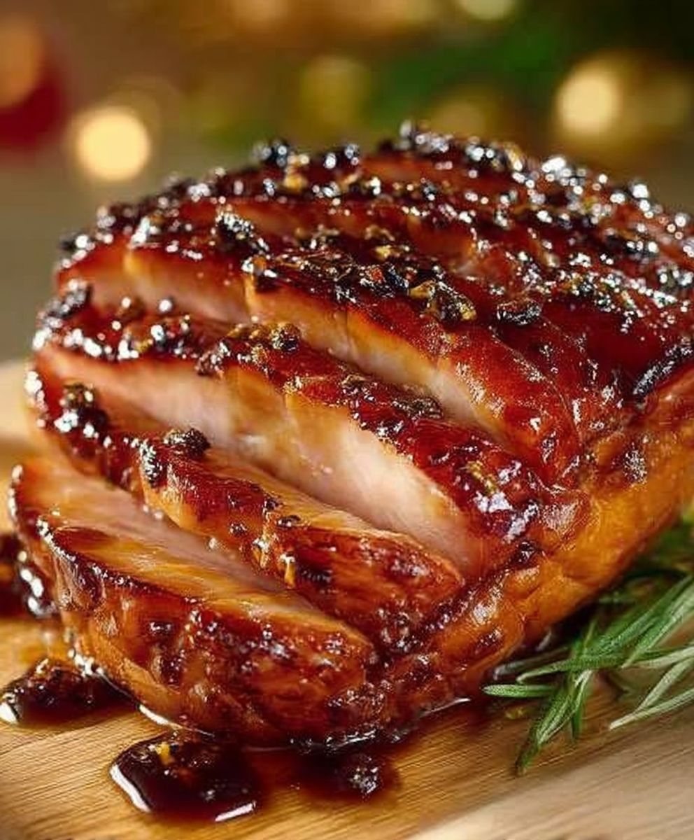 Jambon de Noël épices orange