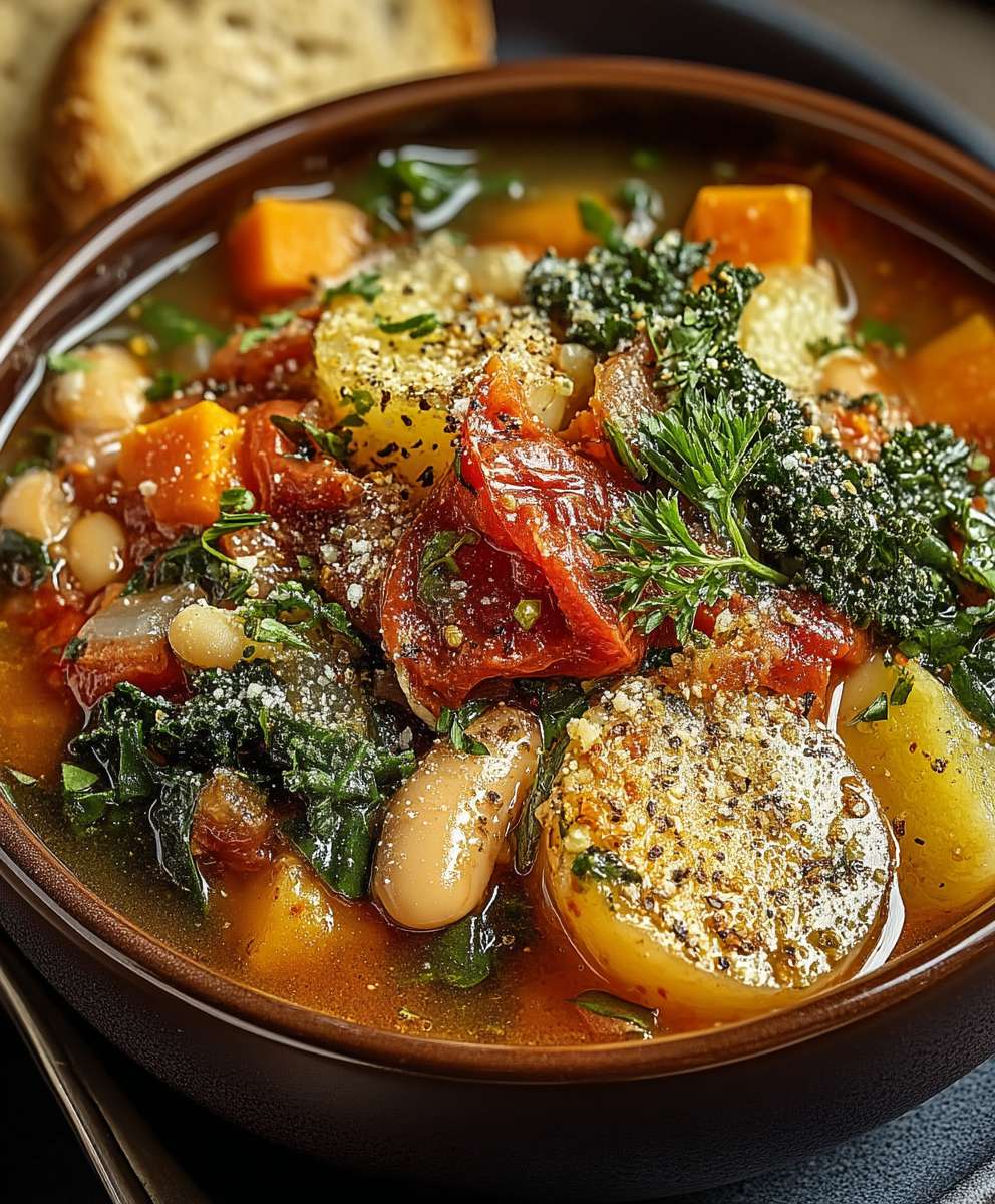 Soupe ribollita copieuse