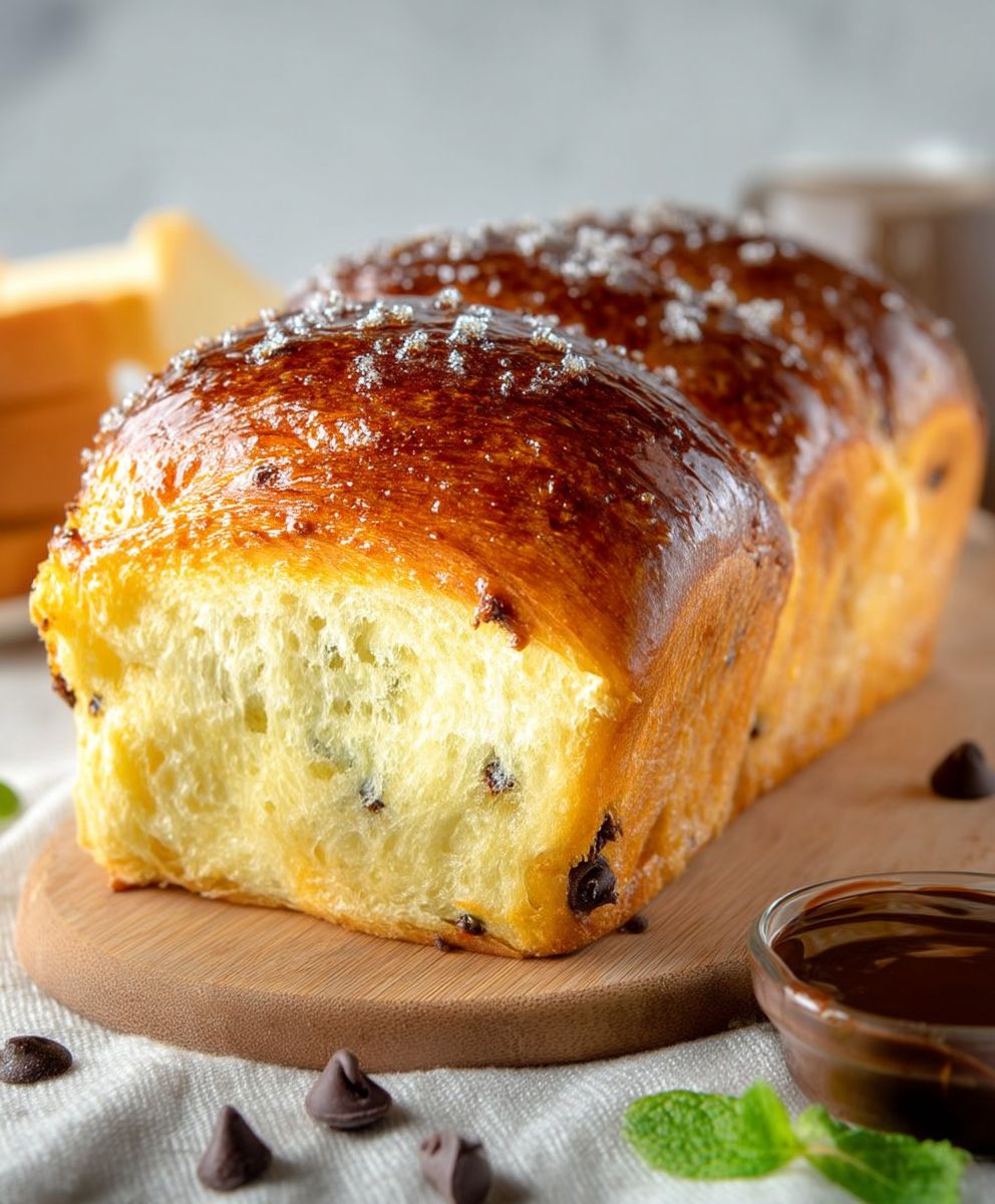 Brioche aux pépites de chocolat