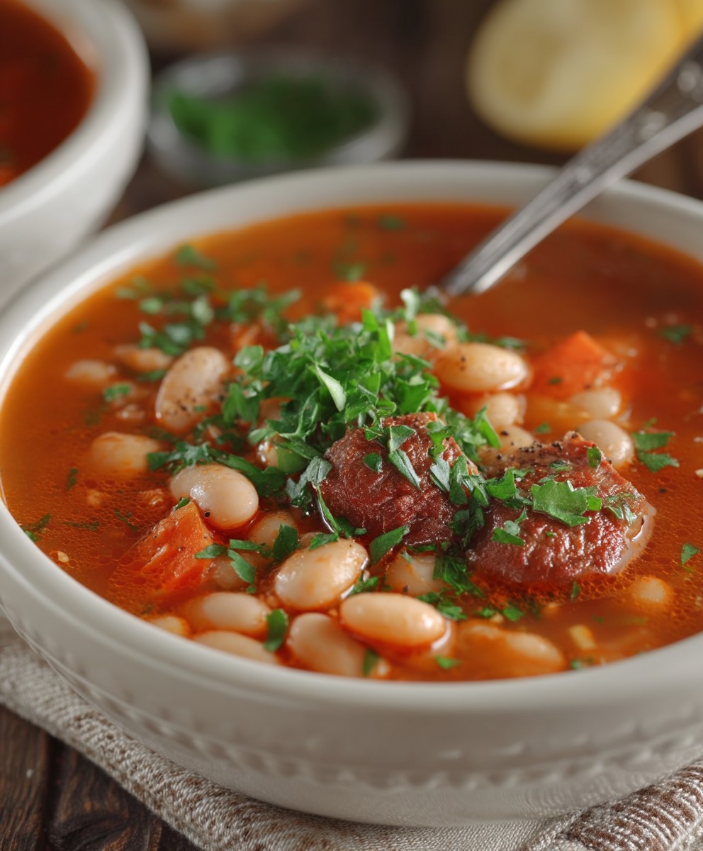 Soupe haricots blancs