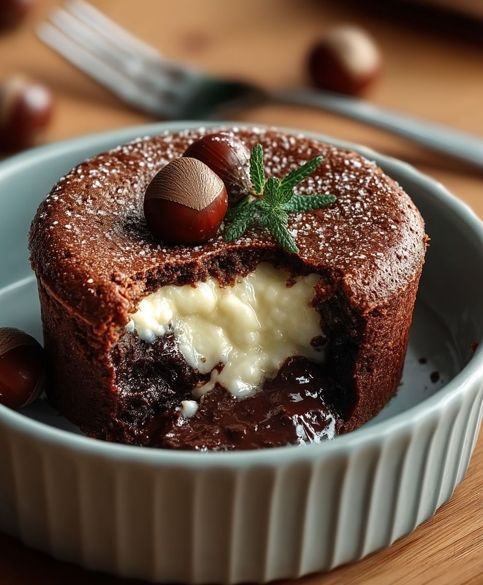 Fondant chocolat spéculoos