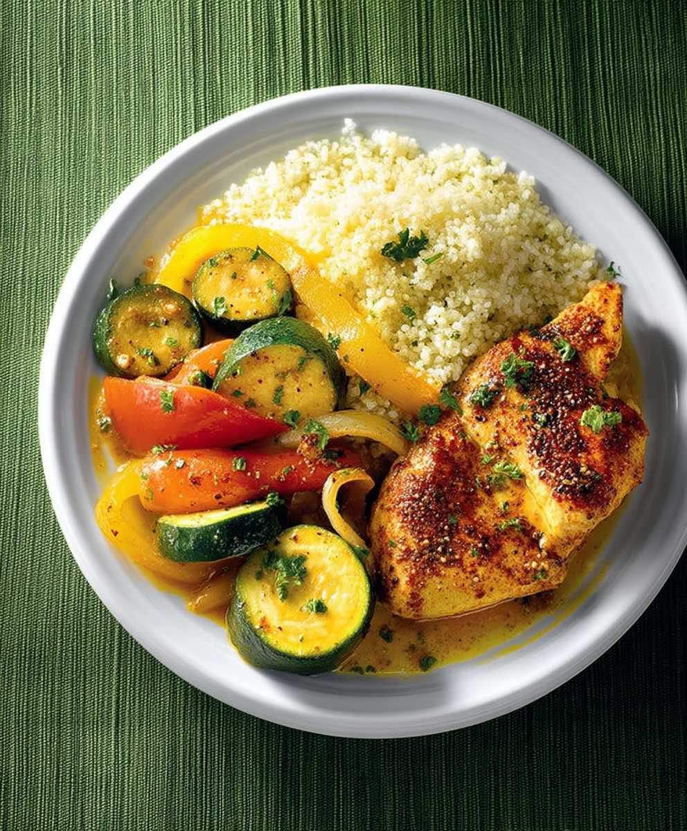 Curry poulet légumes rapide