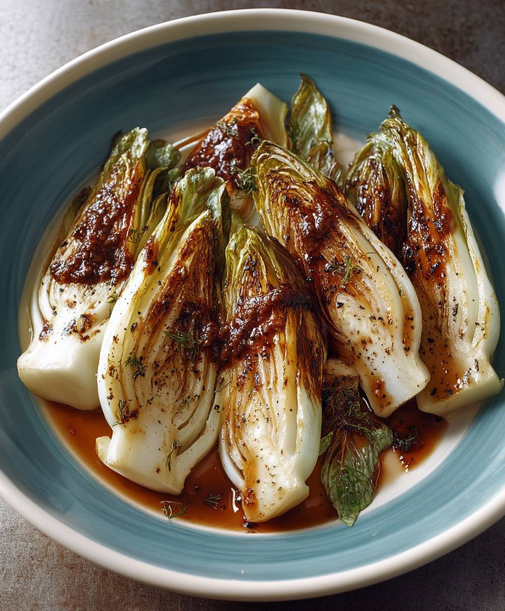 Endives braisées à l'érable