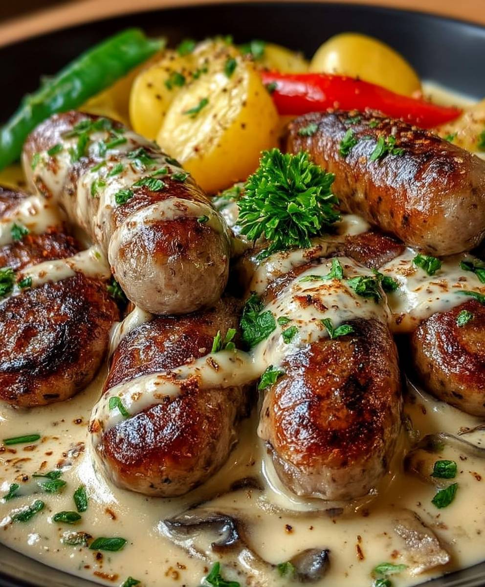 Potée onctueuse saucisses légumes