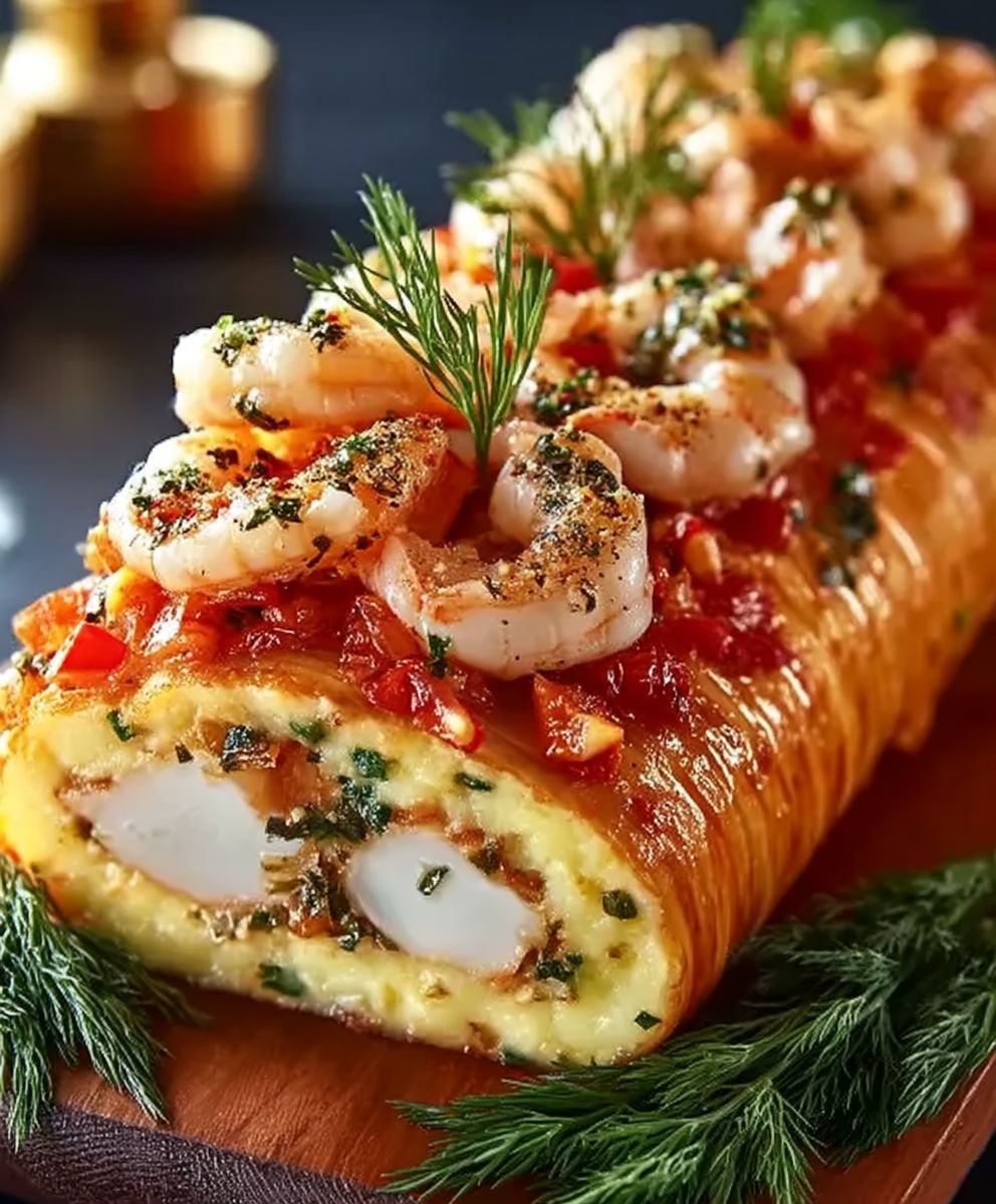 Bûche salée saveurs de la mer