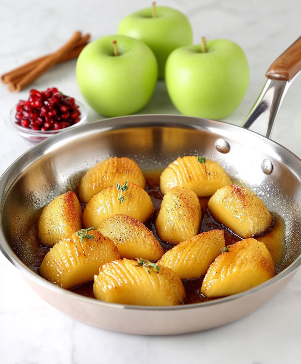 Pommes caramélisées facile