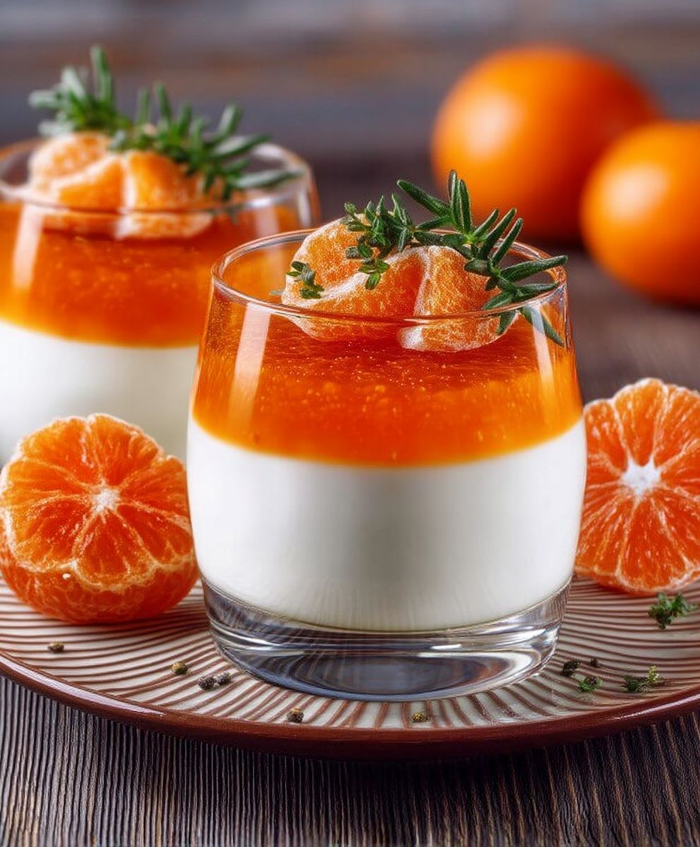 Panna cotta clémentines