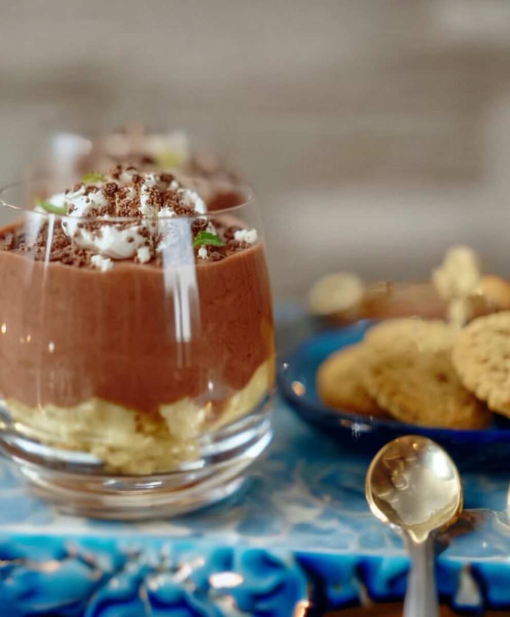 Trifle poire chocolat