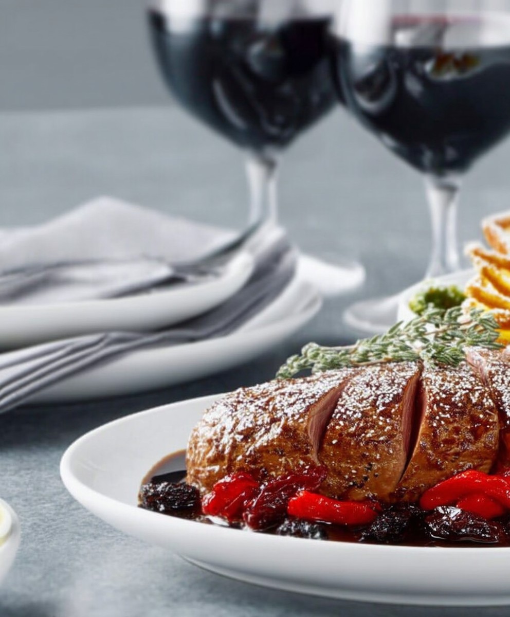 Magret de canard fruits secs