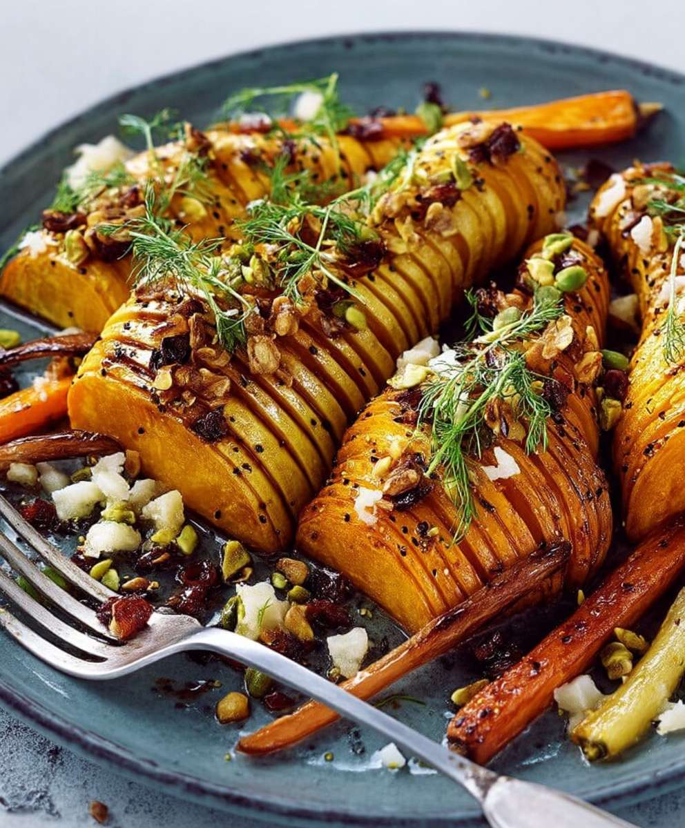 Butternut façon hasselback