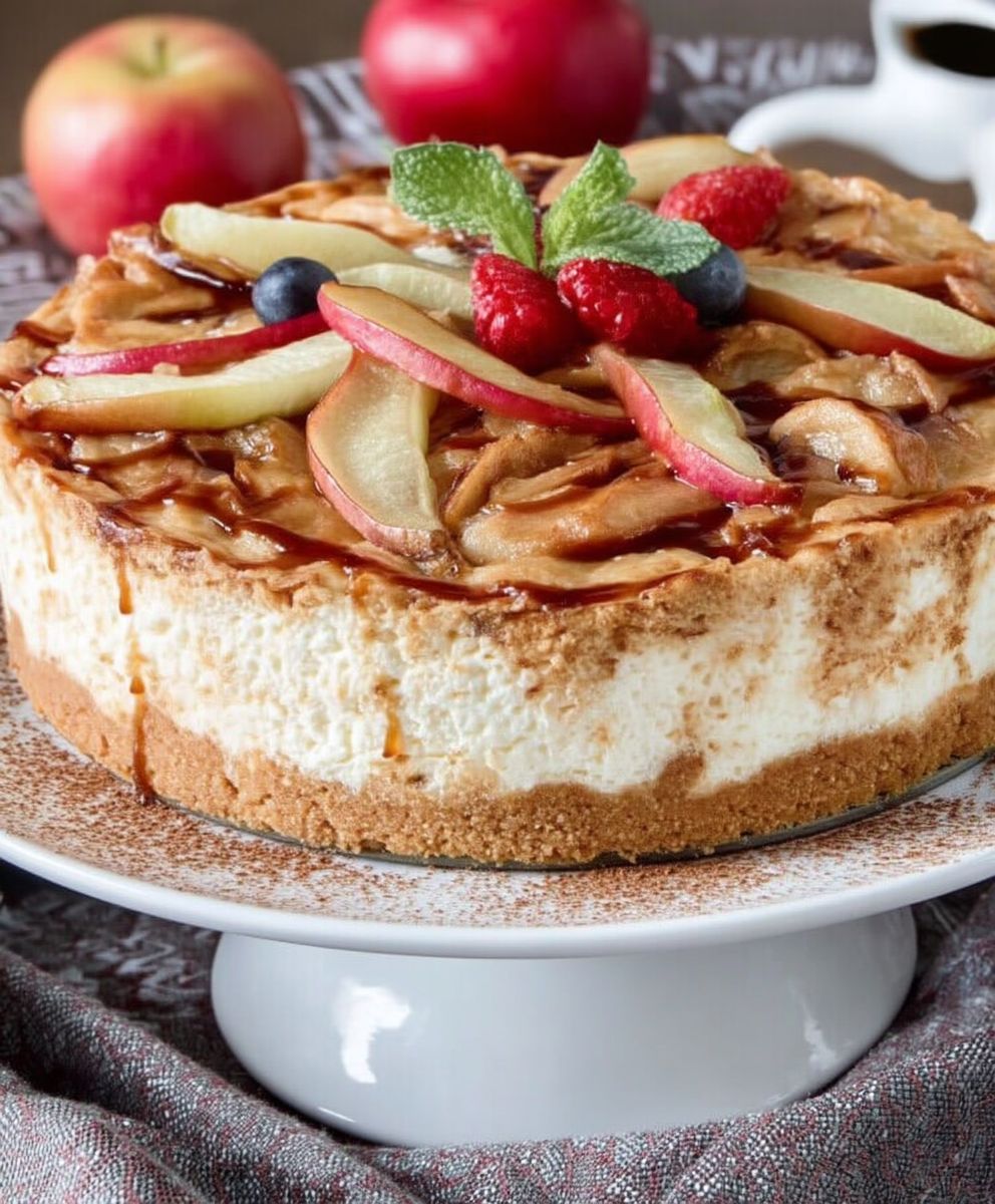 Cheesecake du verger facile