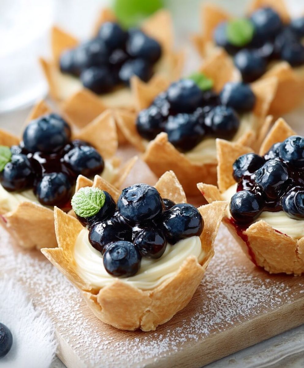 Tartelettes aux myrtilles