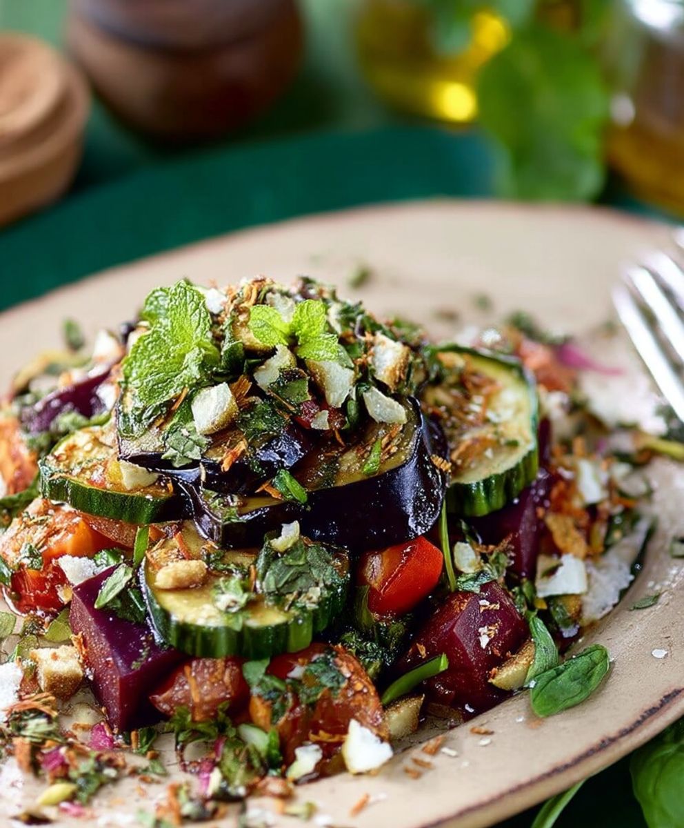 Salade aubergines facile rapide