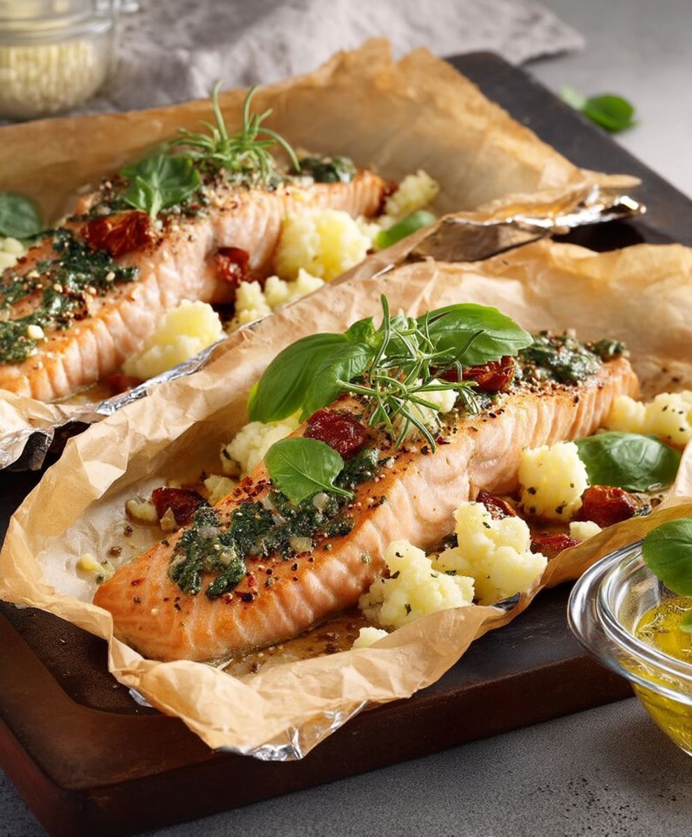 Saumon en papillote