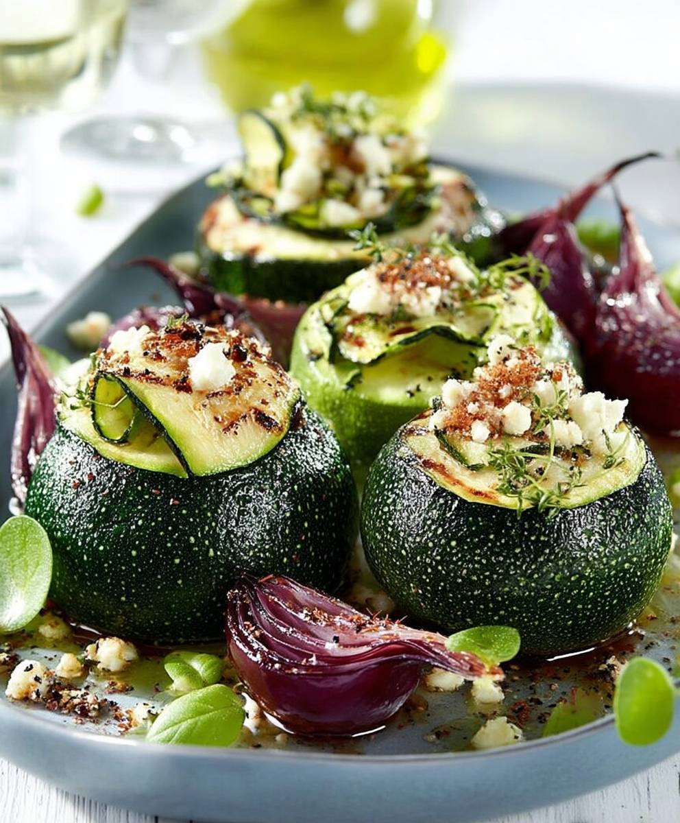 Oignons courgettes gourmands