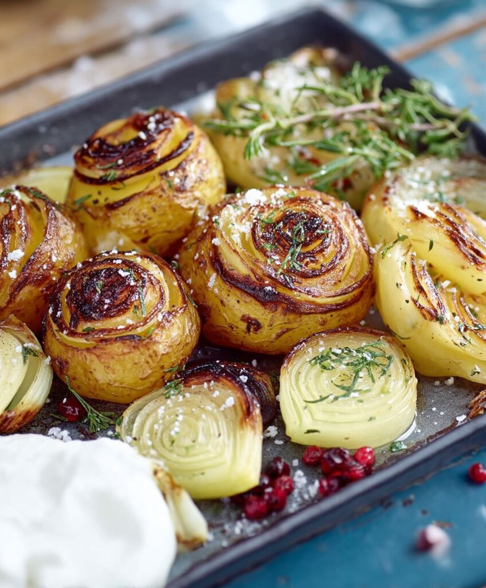 Pommes de terre et oignons