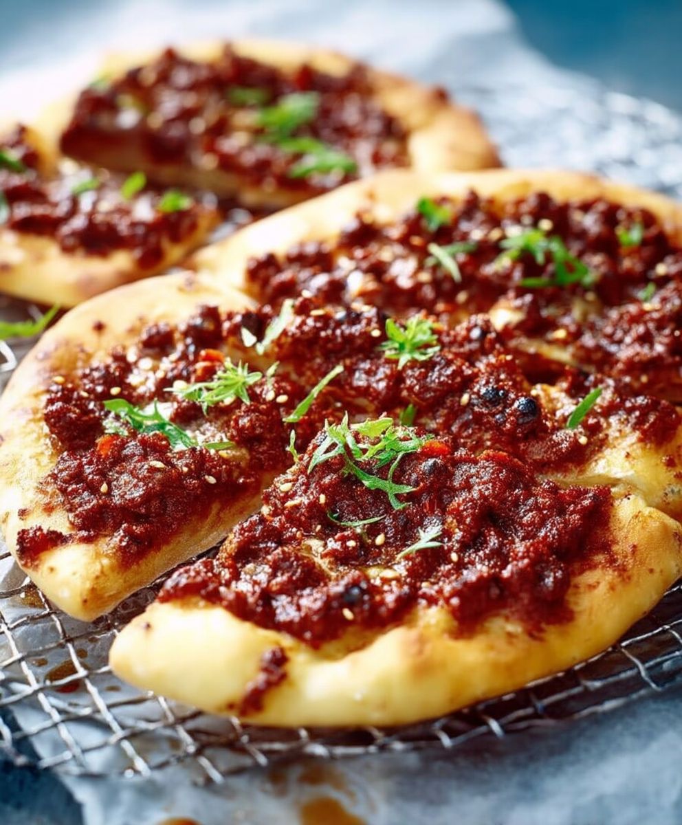 Pizzettes à la viande hachée