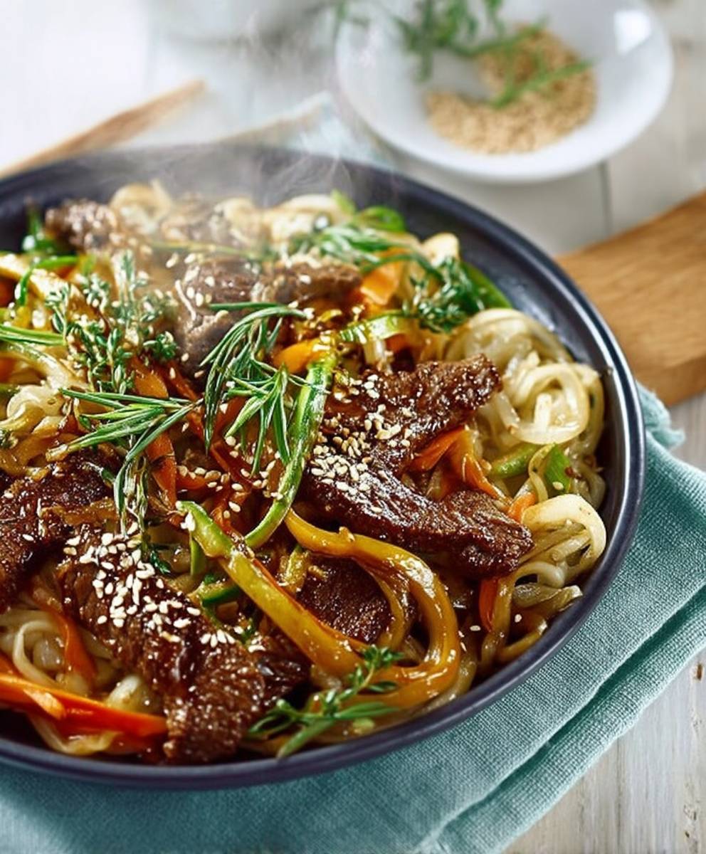 Boeuf aux carottes wok