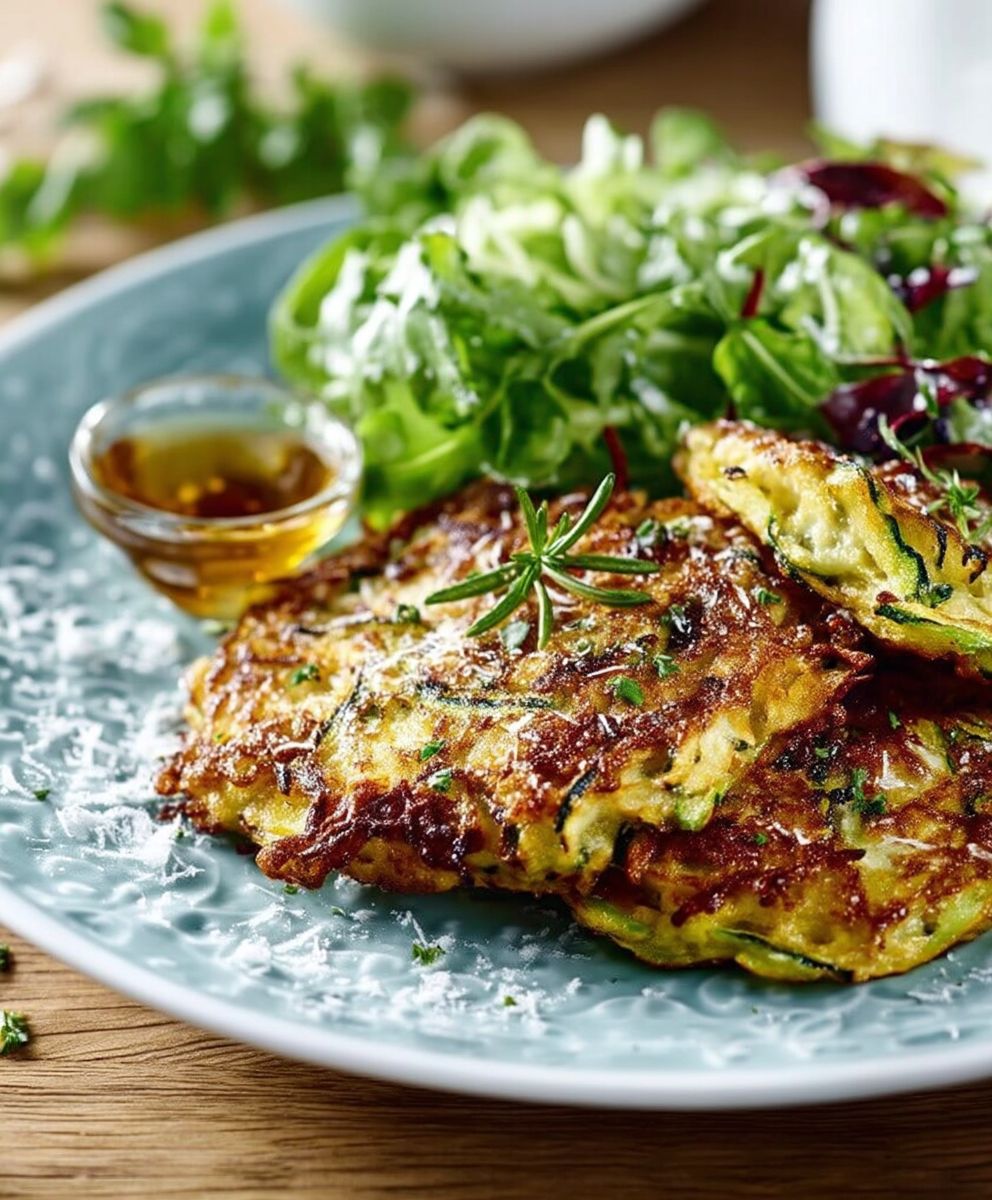 Röstis de courgettes parmesan