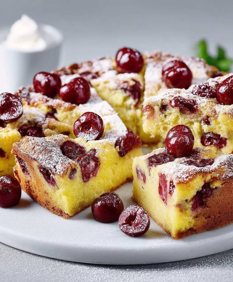 Gateau aux cerises facile