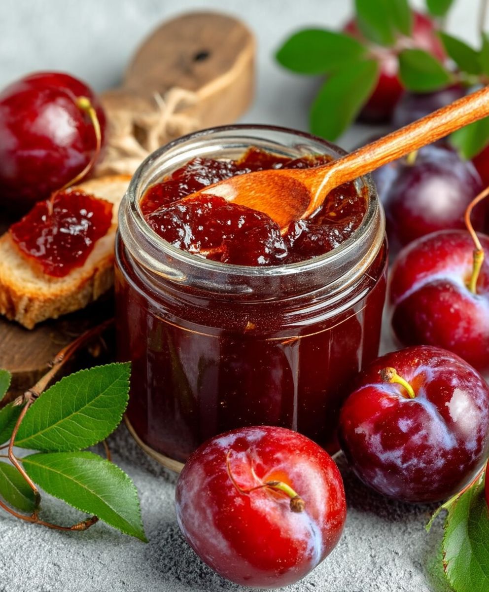 Confiture de prunes maison
