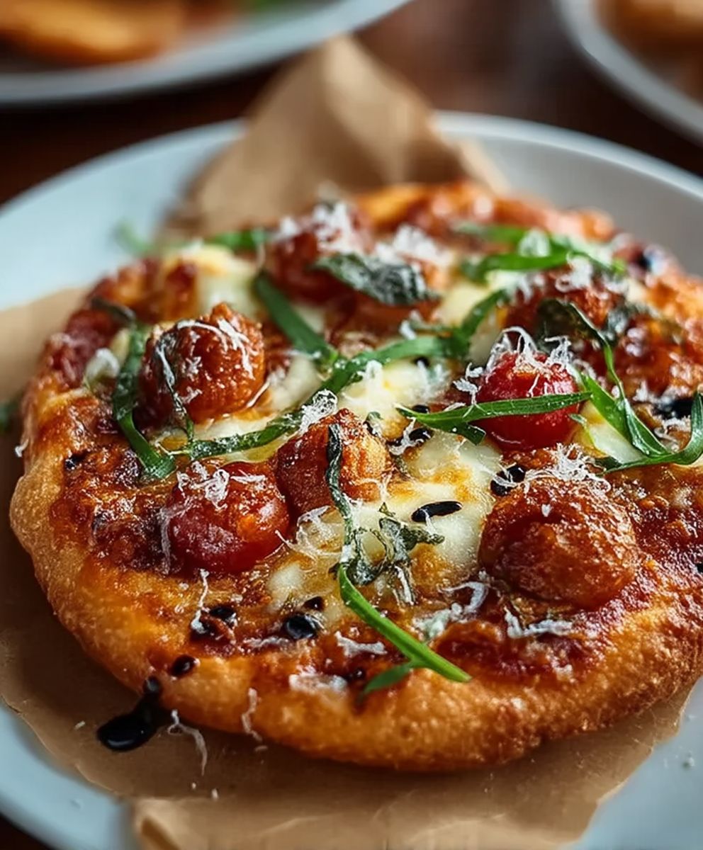 Mini pizza cerise
