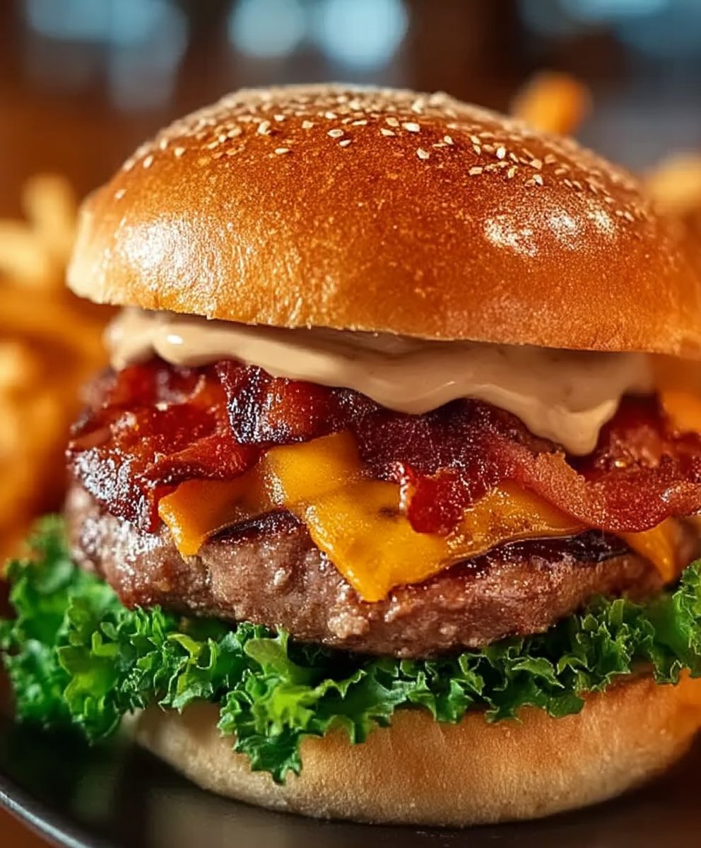 Burger boeuf bacon
